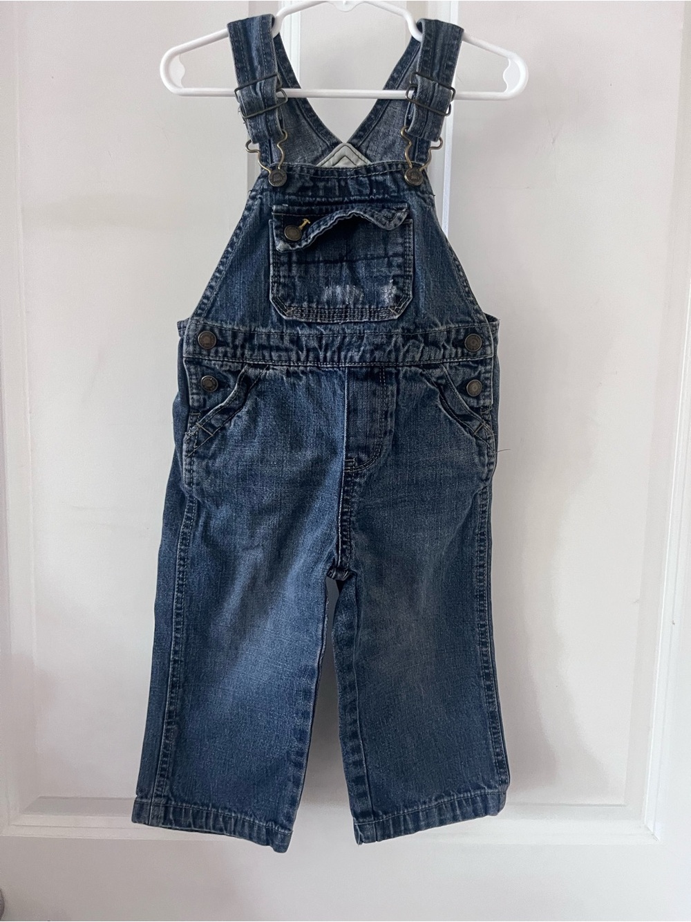 OshKosh B'gosh Dark Blue Denim Overalls
